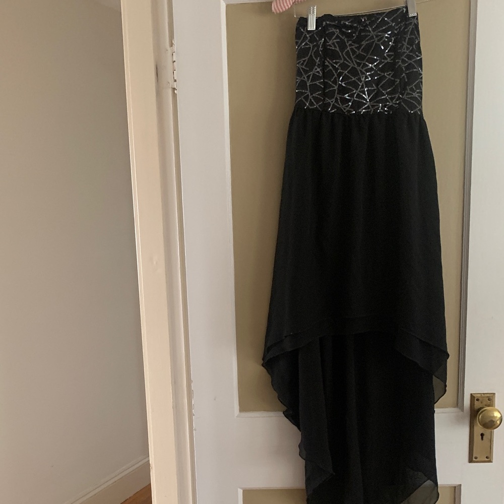 Maxi midi black dress